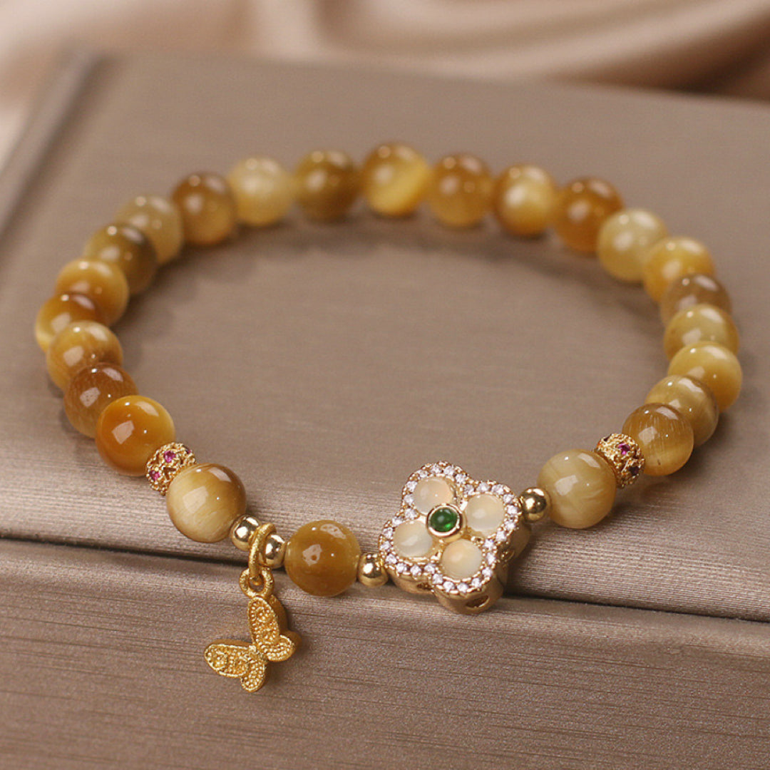 Tiger's Eye Bracelet – Butterfly Luck