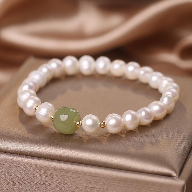 Bracelet Perle et Jade – Apaisement