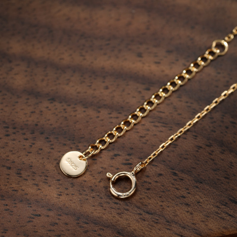 Bracelet Pierre de Lune – Éblouissement, Argent Plaqué Or