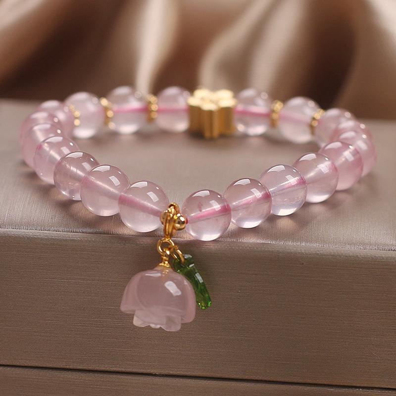 Bracelet Quartz Rose – Amour de Cerise