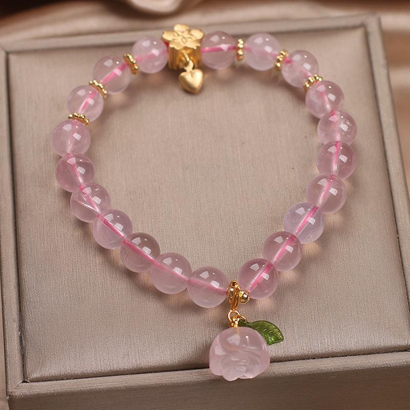 Bracelet Quartz Rose – Amour de Cerise