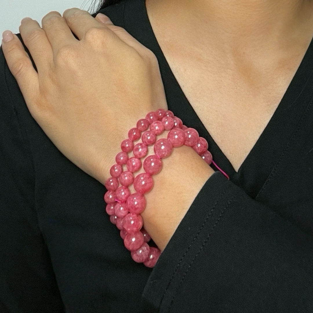 Rhodonite Bracelet – Emotional Softness