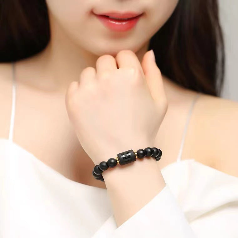 Bracelet Signe Astrologique en Onyx – Protection Astrale