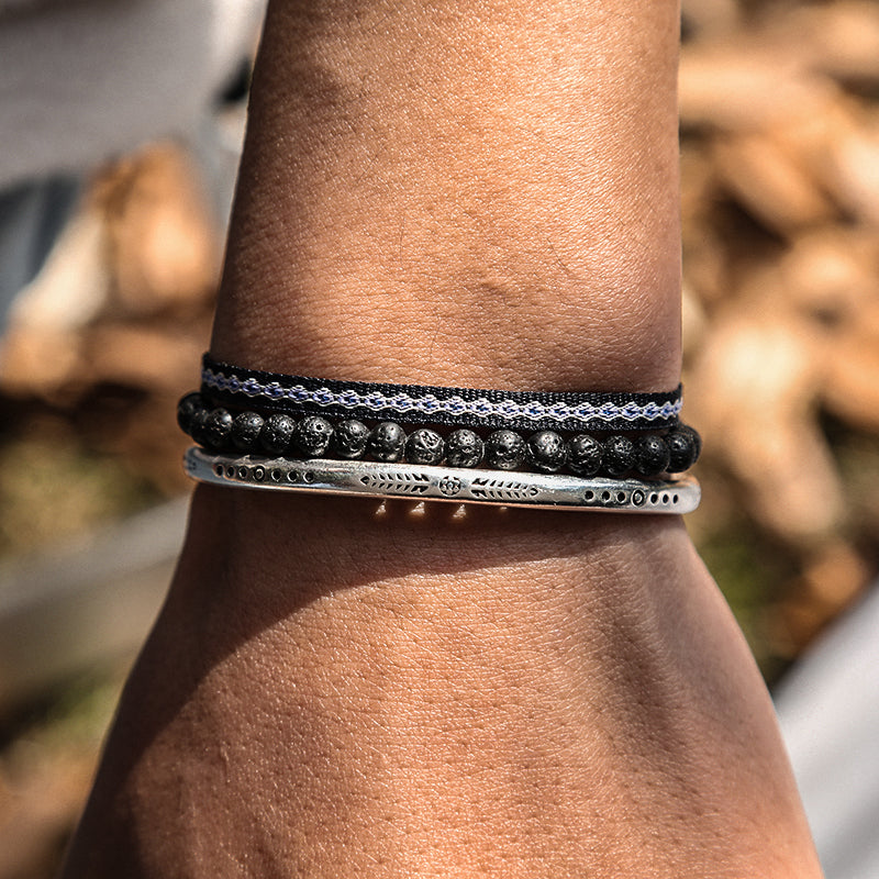 Tibetan Bracelet Trio – Anchoring