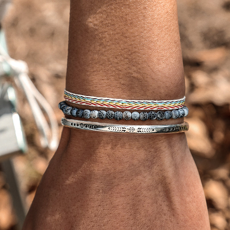 Bracelet Tibétain Trio – Joie et Confiance