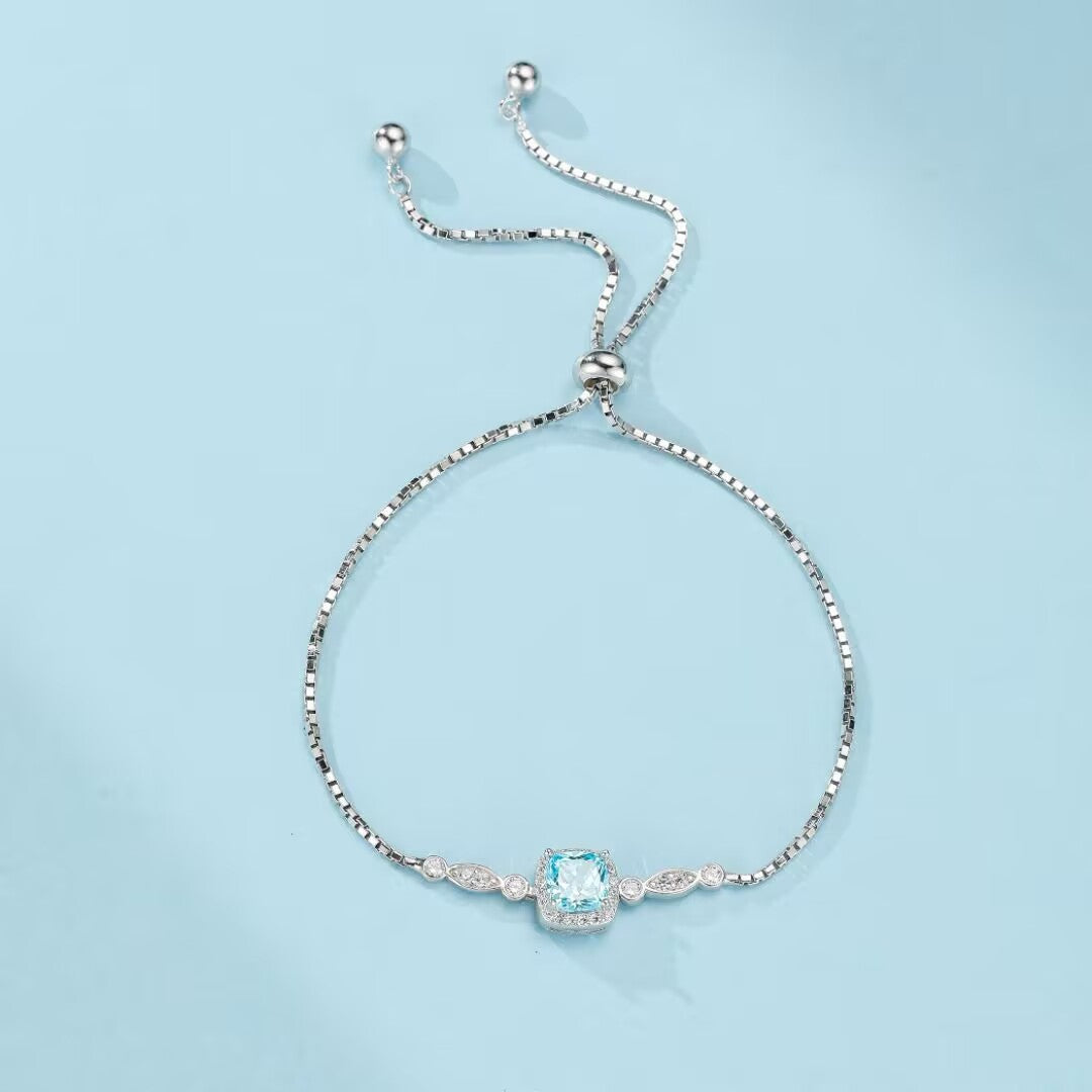 Bracelet Topaze – Étoile des Océans, Argent 925