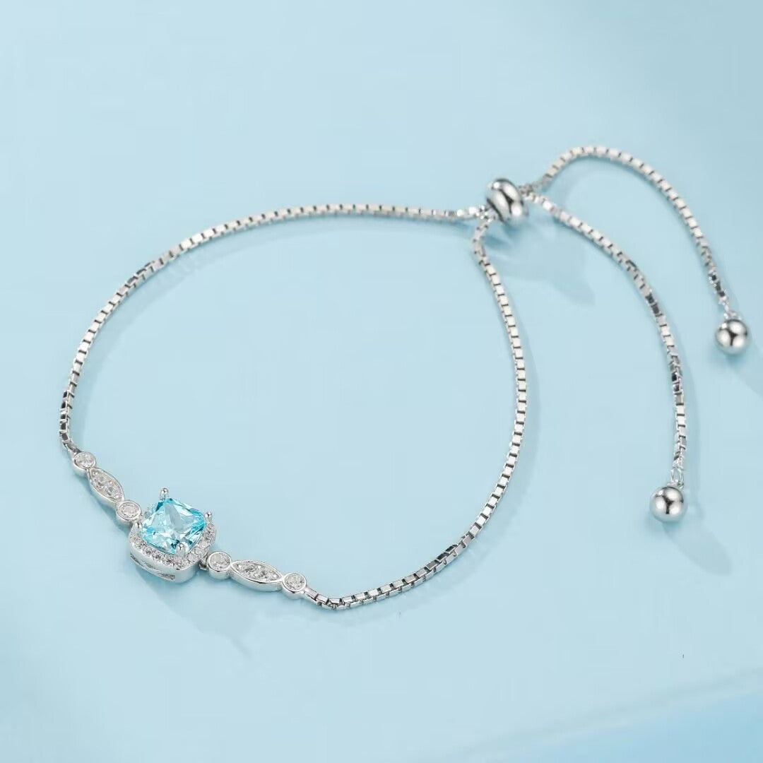 Bracelet Topaze – Étoile des Océans, Argent 925