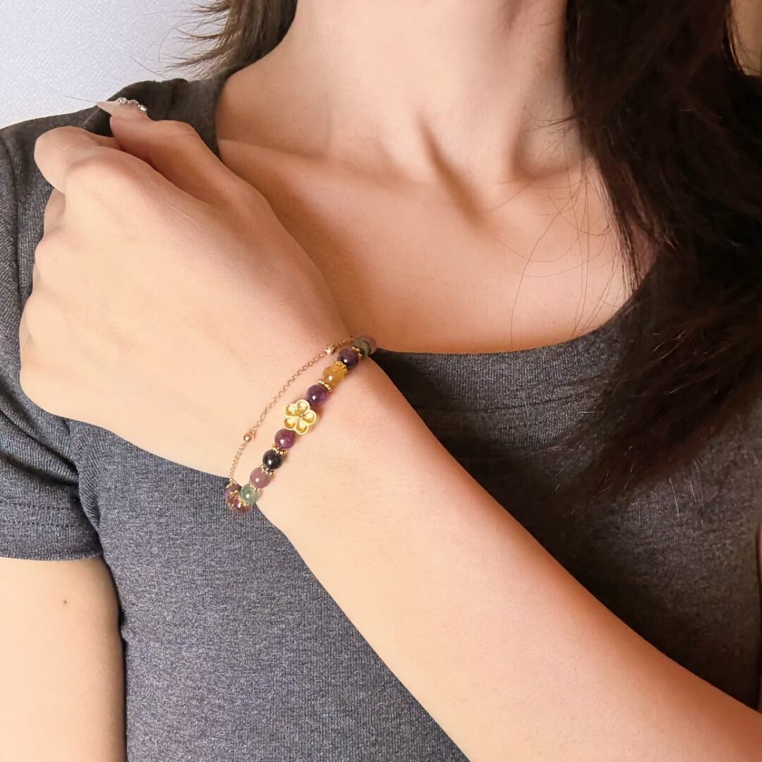 Bracelet Tourmaline – Éclat de Sakura