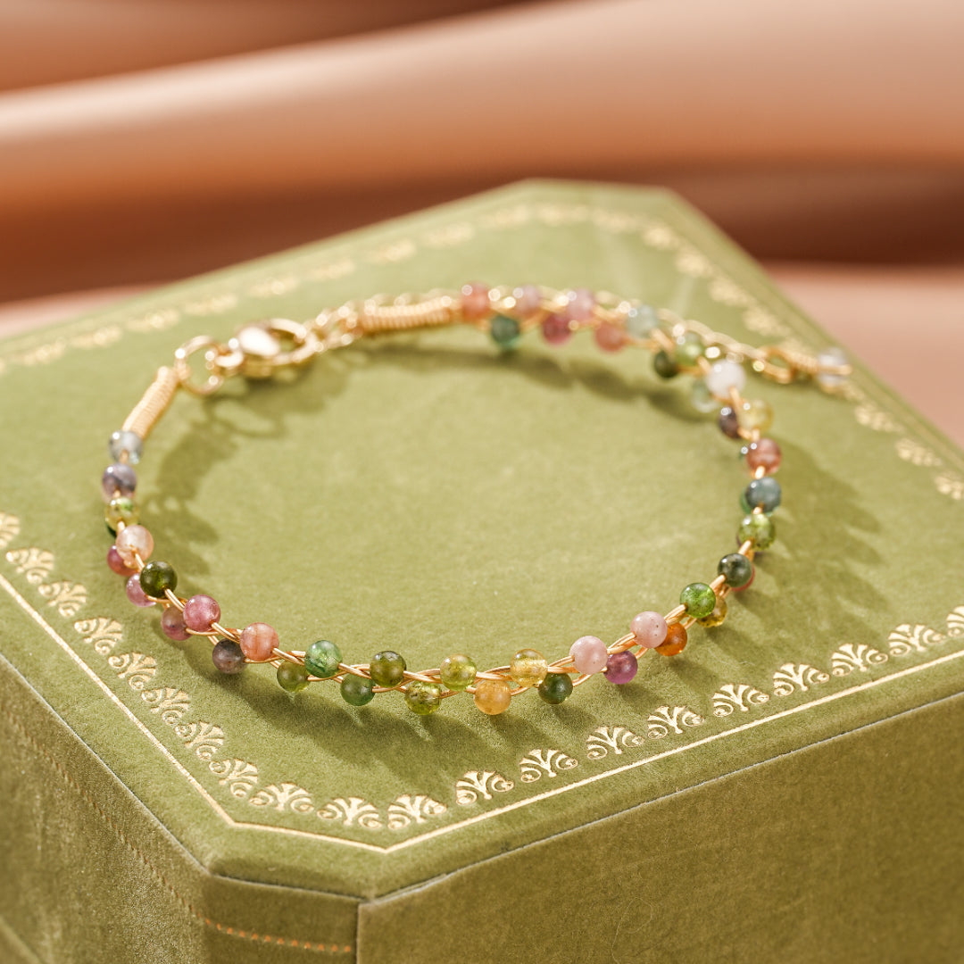 Bracelet Tourmaline – Éclats Arc-en-Ciel