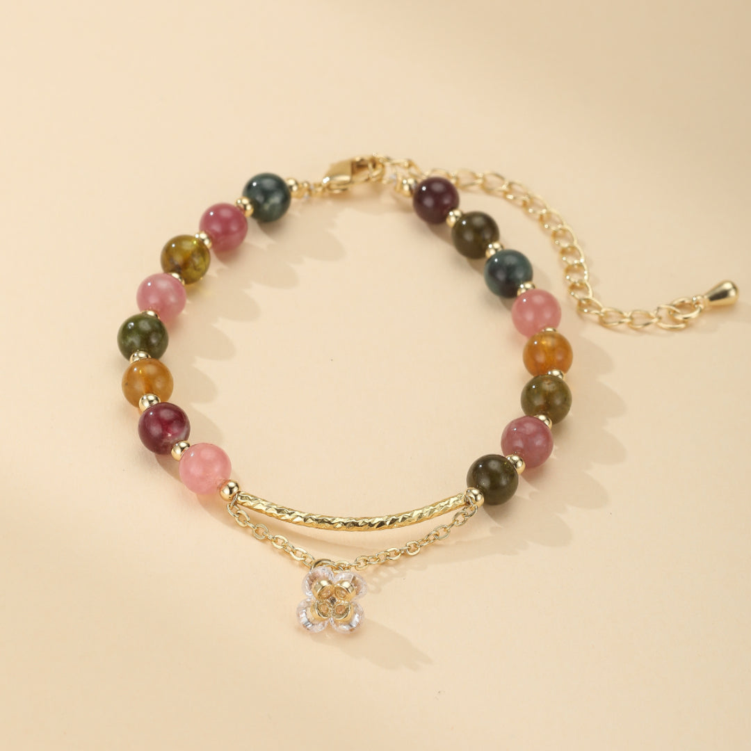 Bracelet Tourmaline – Rose Éternelle