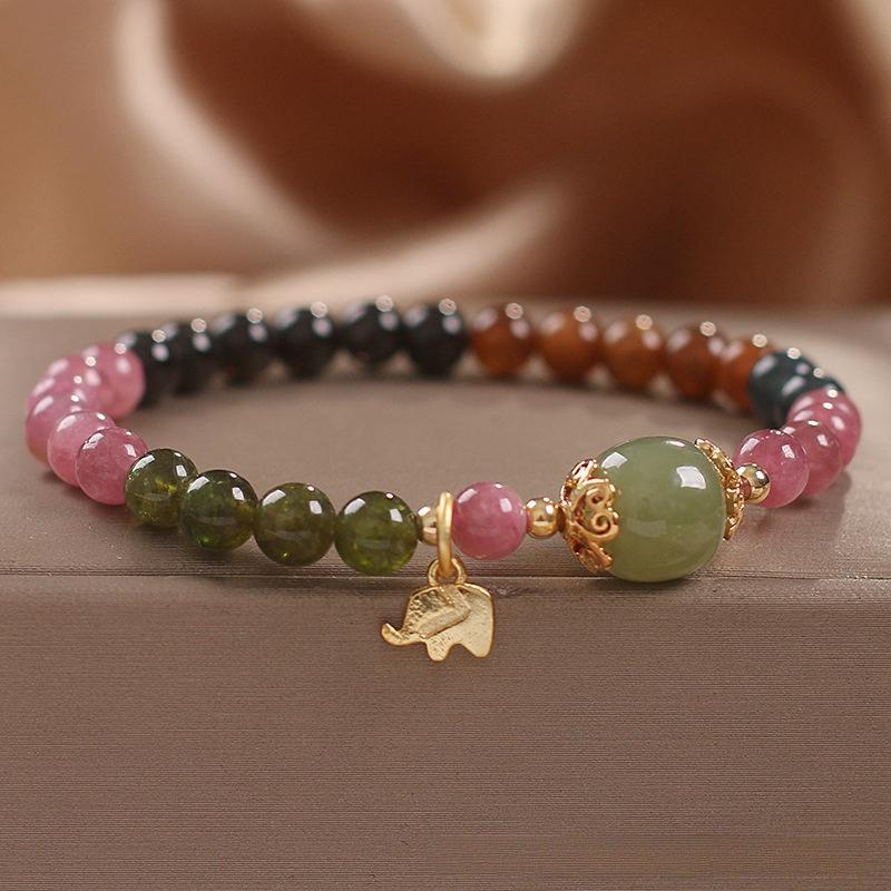 Bracelet Tourmaline – Sagesse d'Éléphant
