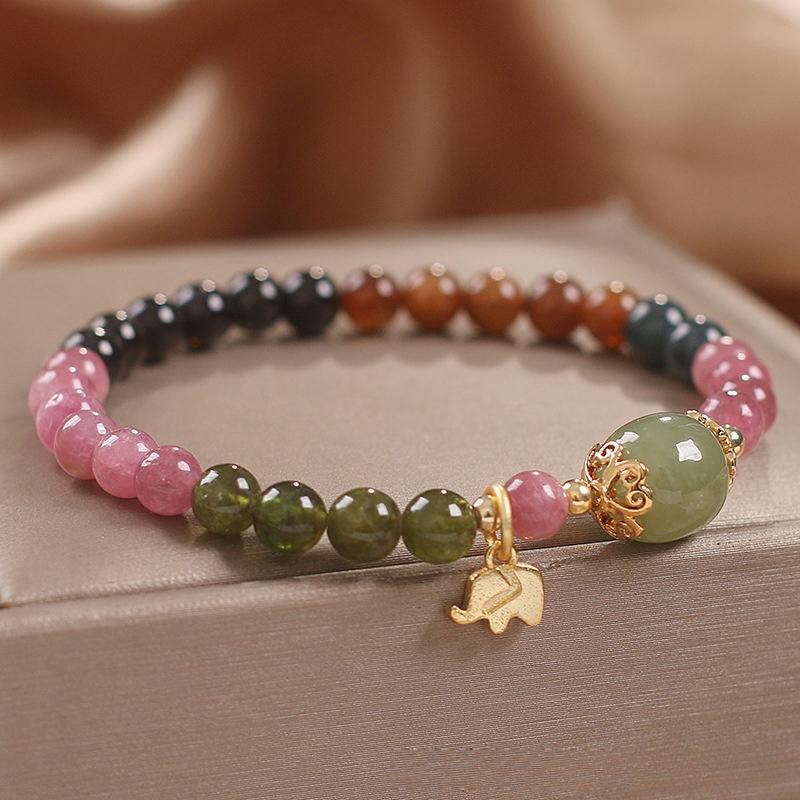 Bracelet Tourmaline – Sagesse d'Éléphant