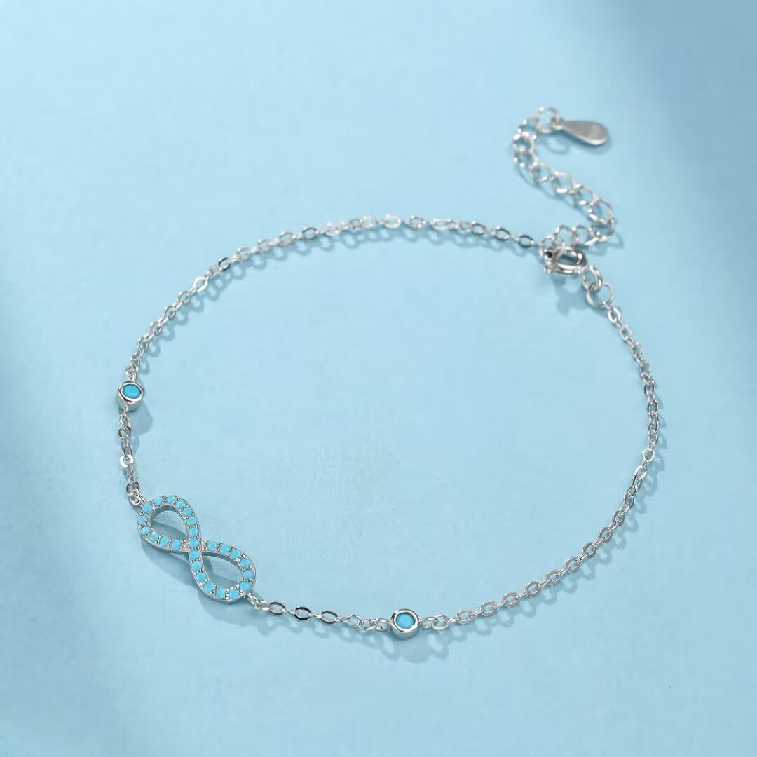 Bracelet Turquoise – Souffle d’Écume, Argent 925