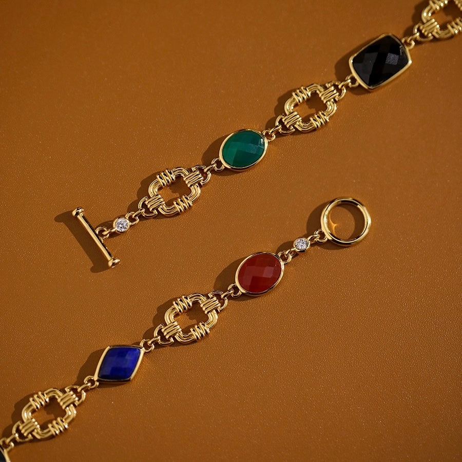 Bracelet Vintage –  Promesse, Argent Plaqué Or