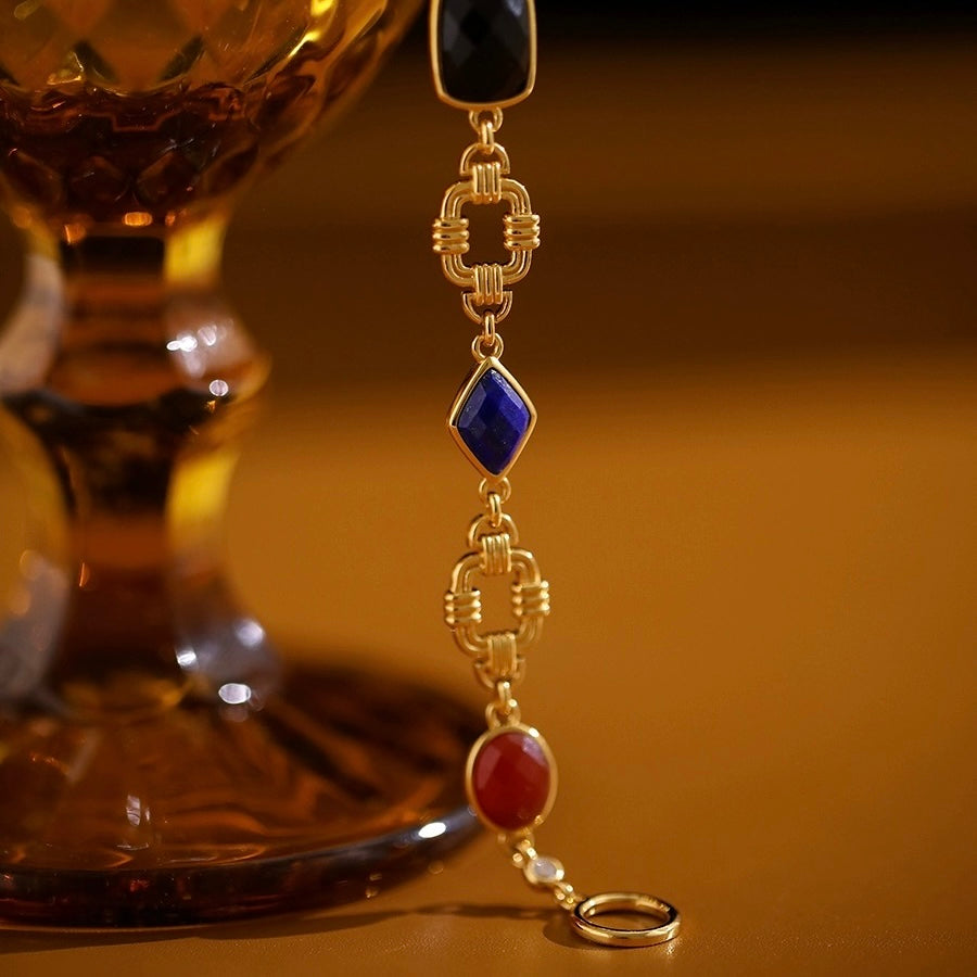 Bracelet Vintage –  Promesse, Argent Plaqué Or