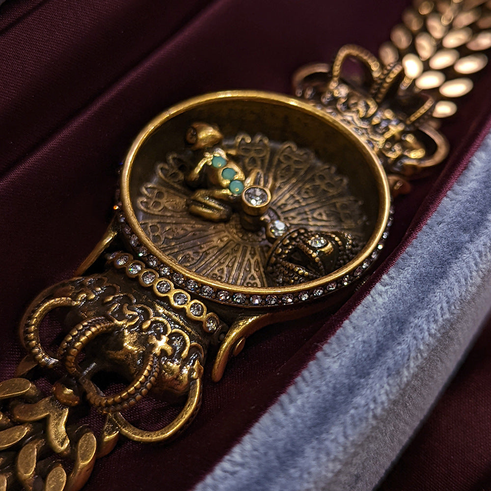 Vintage Zircon Bracelet – Frog King
