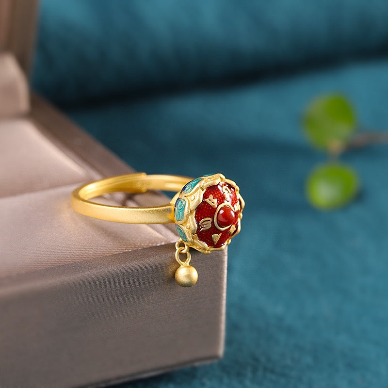 Bague Chakras Tournants – Sérénité Infinité, Argent