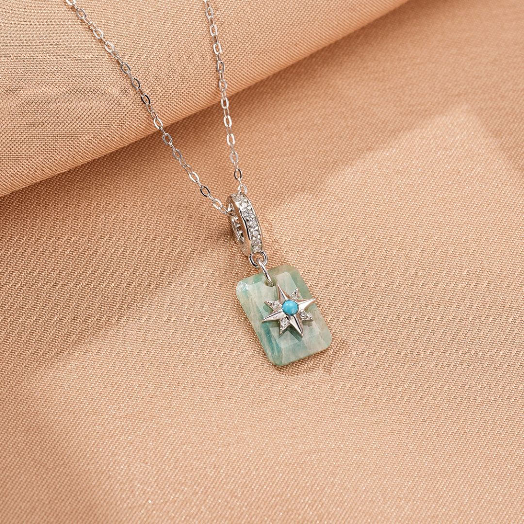 Collier Amazonite et Turquoise – Aura Boréale