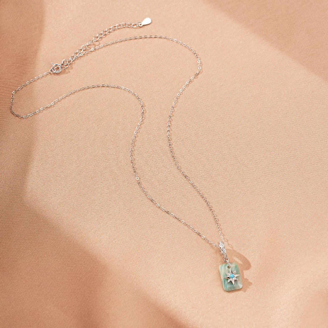 Collier Amazonite et Turquoise – Aura Boréale