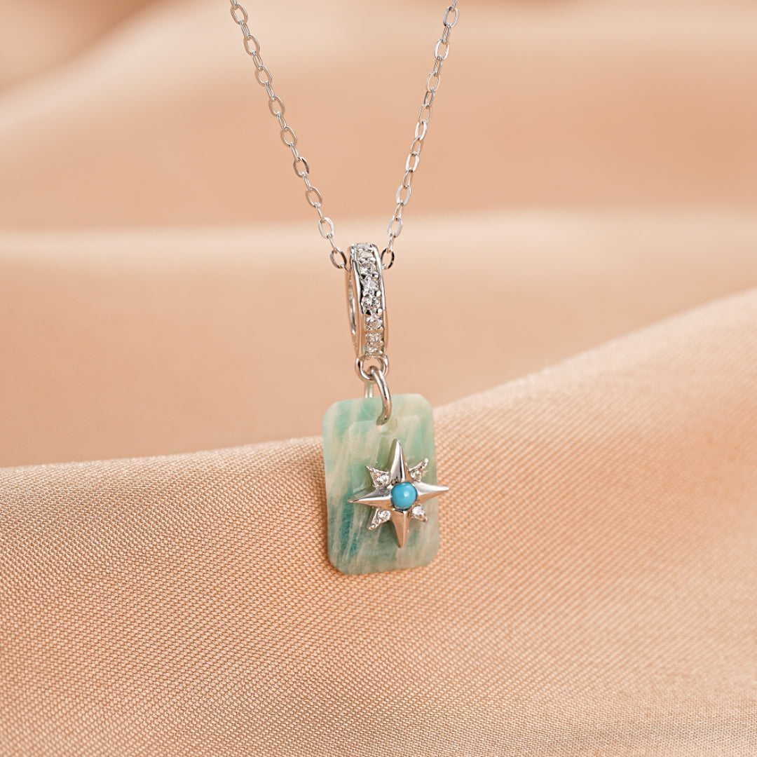 Collier Amazonite et Turquoise – Aura Boréale