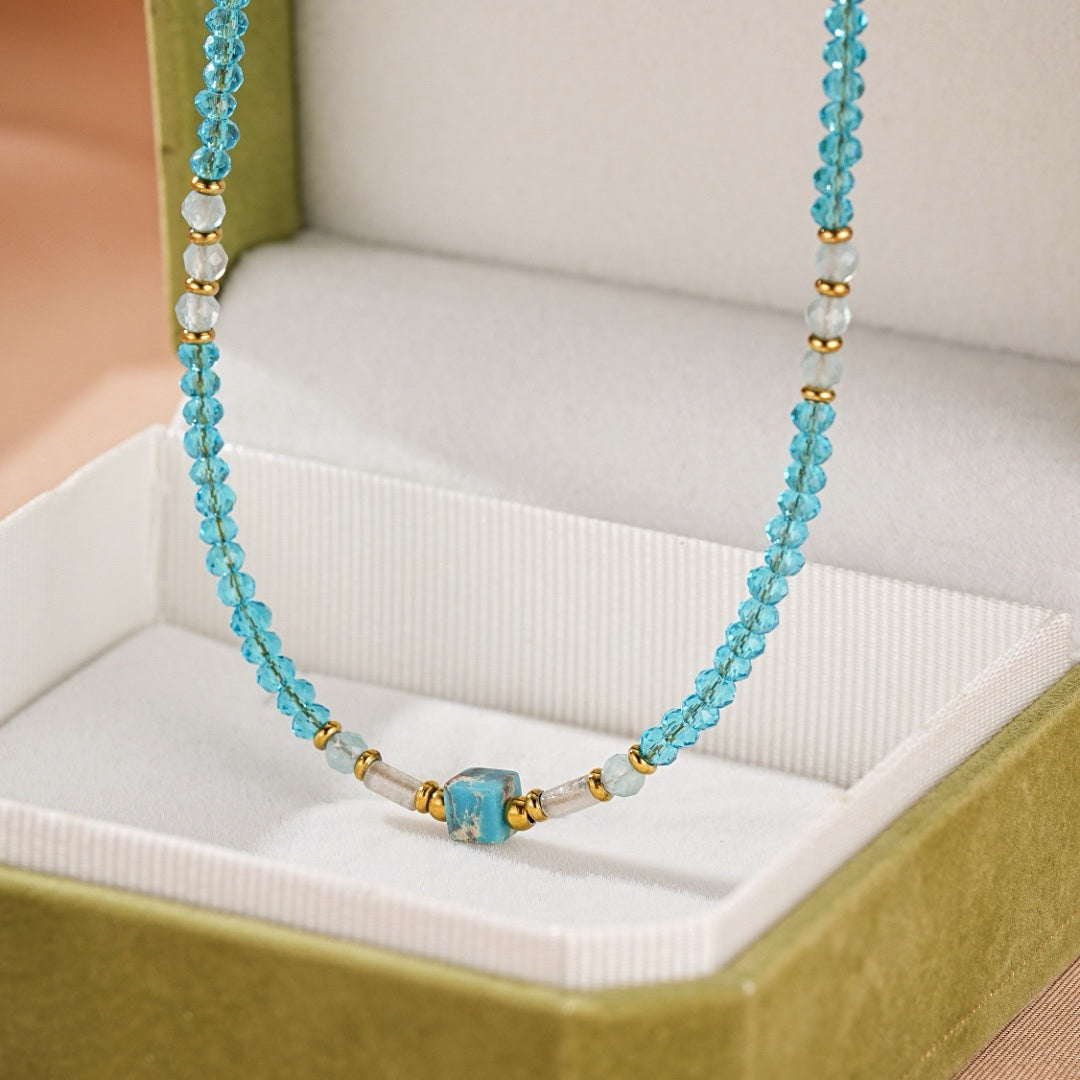 Amazonite Necklace – Azure Harmony