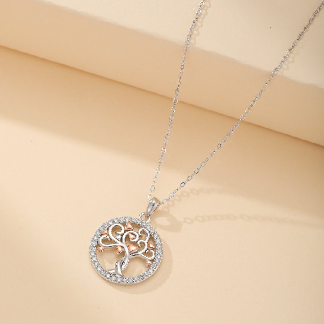 Tree of Life Necklace – Tree of Love, 925 Sterling Silver