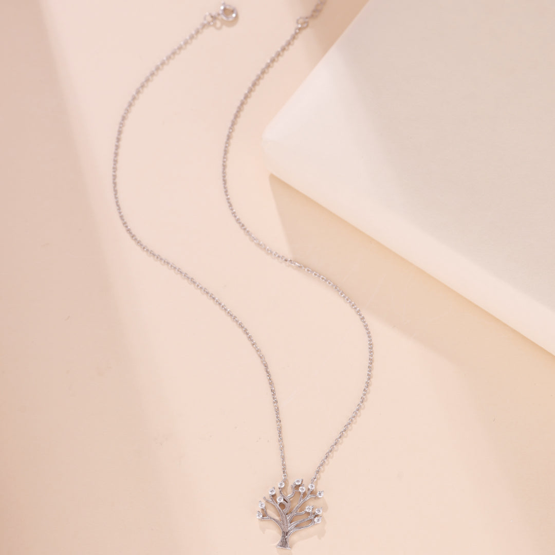 Collier Arbre de Vie – Éveil Lumineux, Argent 925