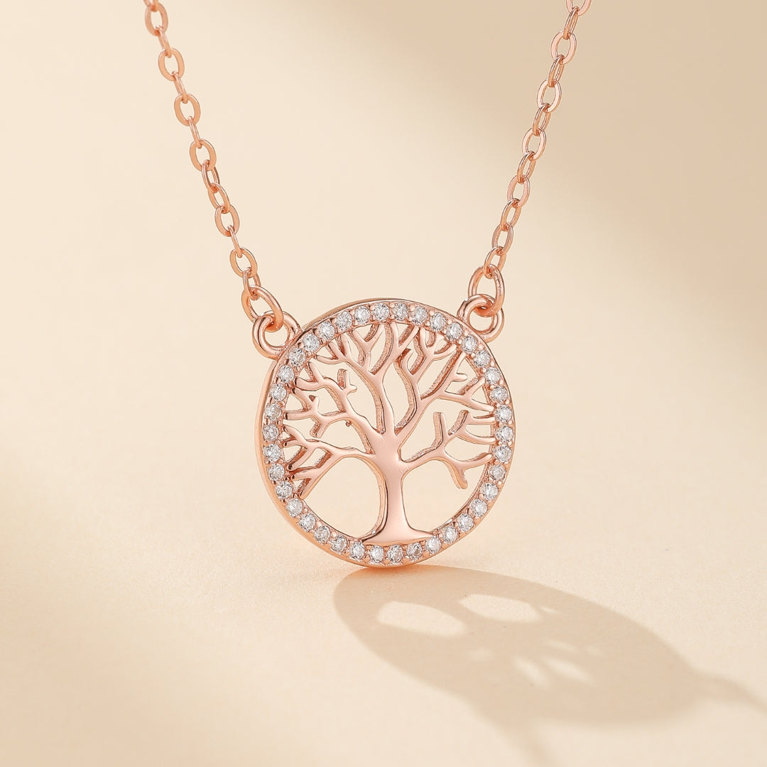 Collier Arbre de Vie – Racines de Sagesse, Argent 925