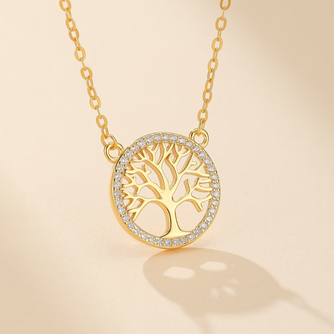 Collier Arbre de Vie – Racines de Sagesse, Argent 925
