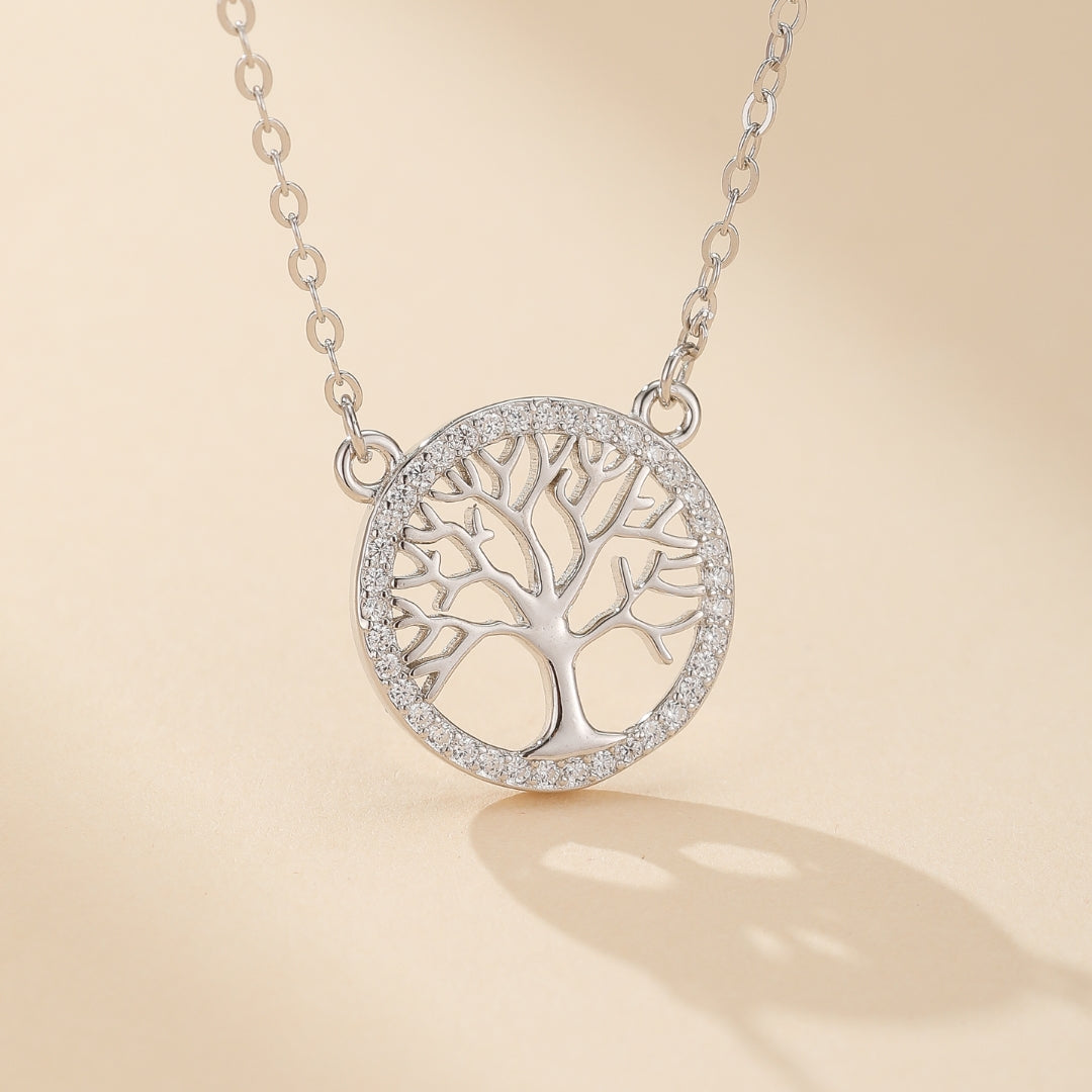Collier Arbre de Vie – Racines de Sagesse, Argent 925