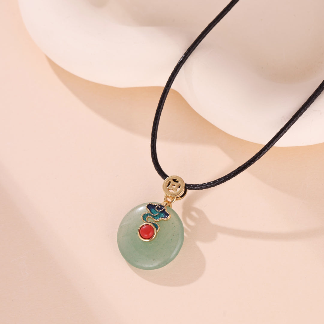 Collier Aventurine – Nuage Céleste