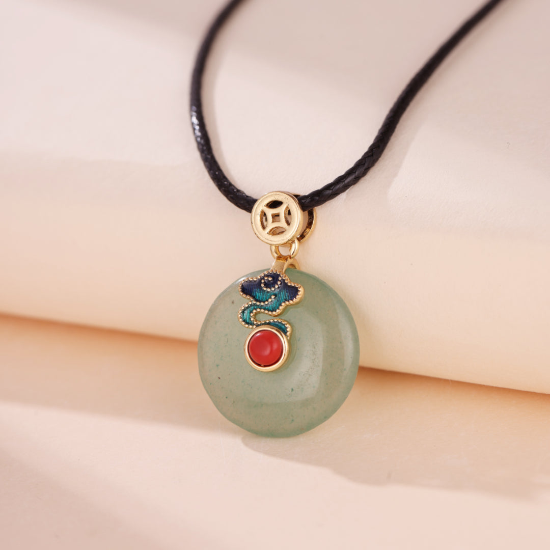 Collier Aventurine – Nuage Céleste