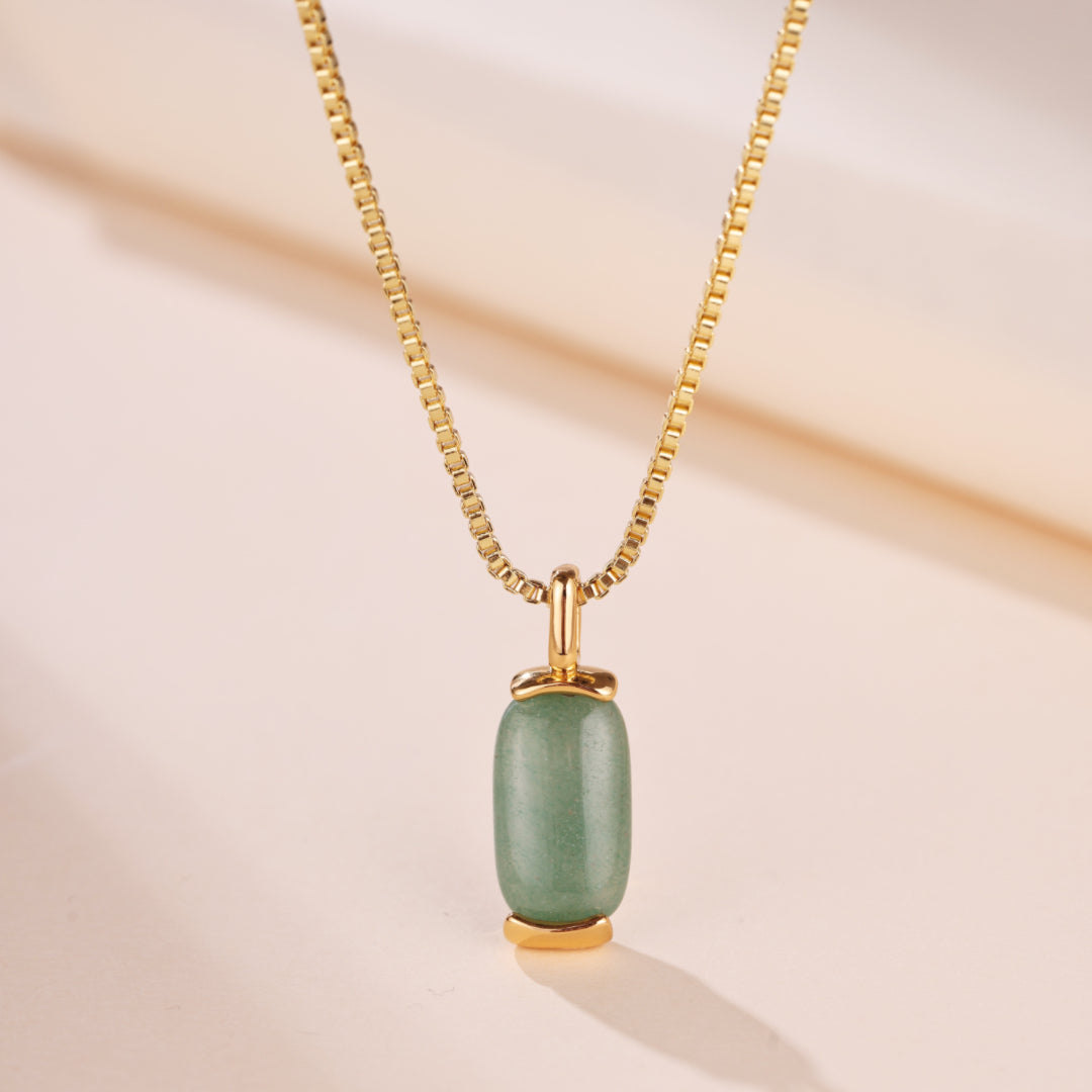 Aventurine or Tiger's Eye Necklace – Sparkle of Peace