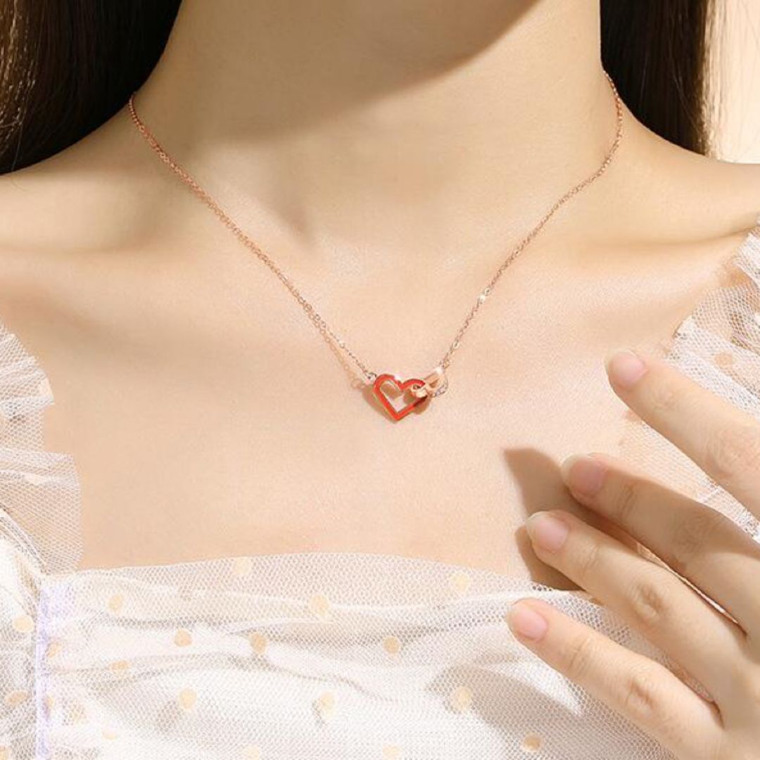 Infinity Heart Necklace – Eternal Love, Sterling Silver 925