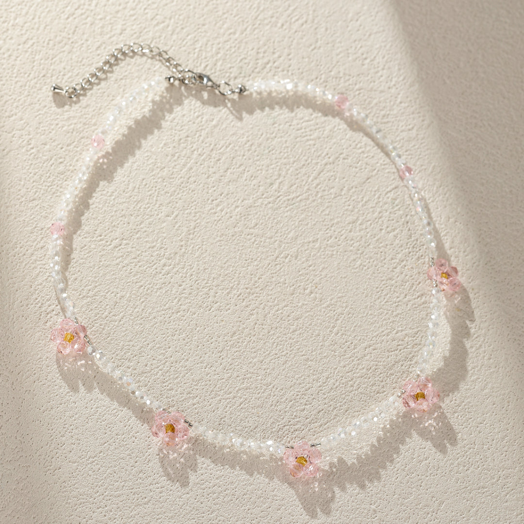 Children's Necklace – Crystal Flower