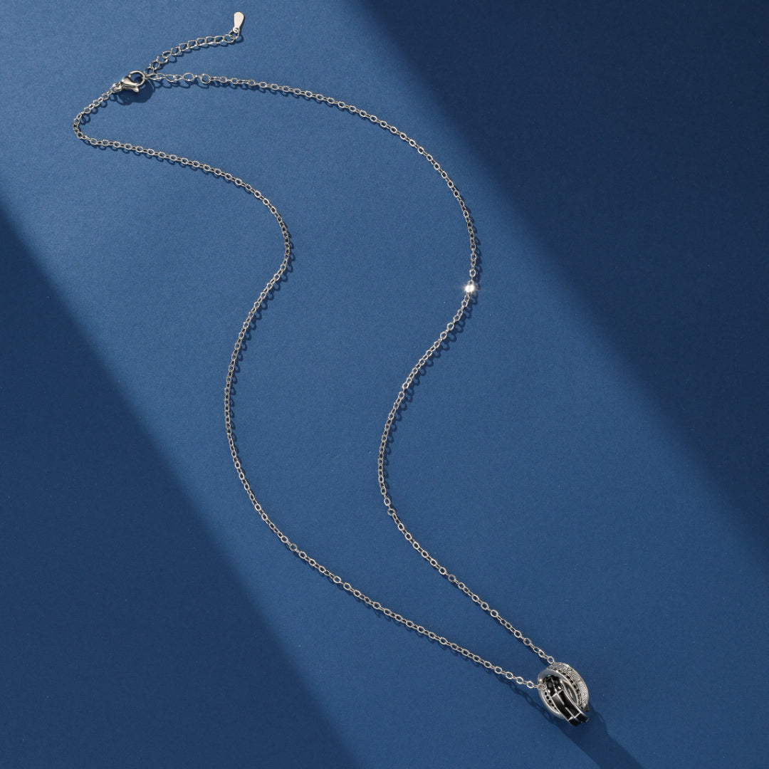 Collier Homme Infini – Cercle des Étoiles, Argent 925