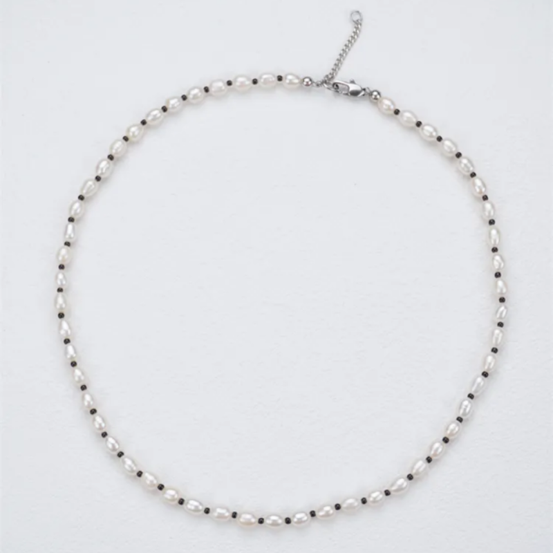 Collier Homme Perle – Éclat Subtil