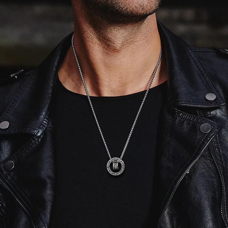 Collier Homme Six Mantras – Éclat Divin
