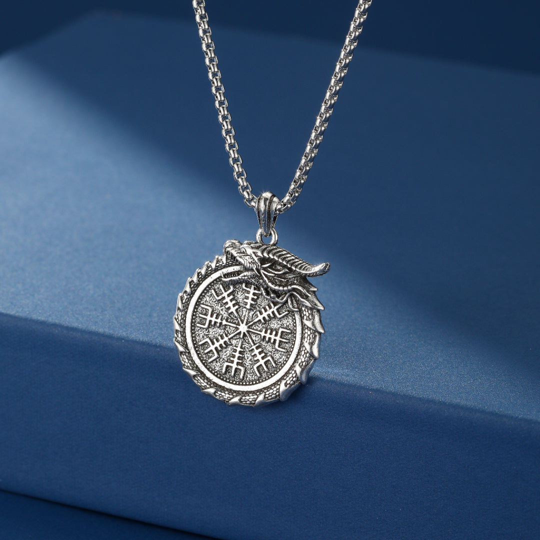 Collier Homme Yin Yang – Force du Dragon