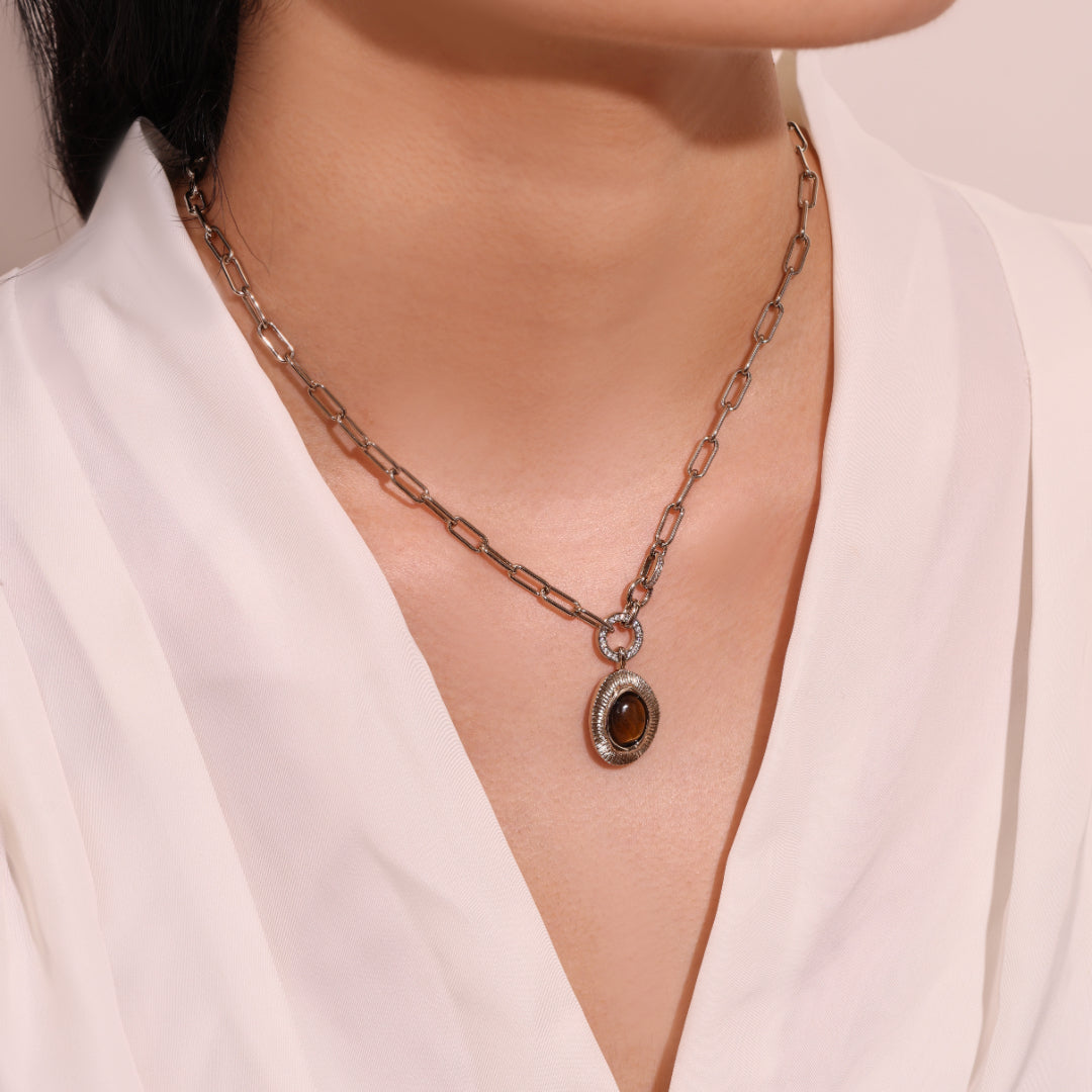 Tiger's Eye Necklace – Natural Harmony