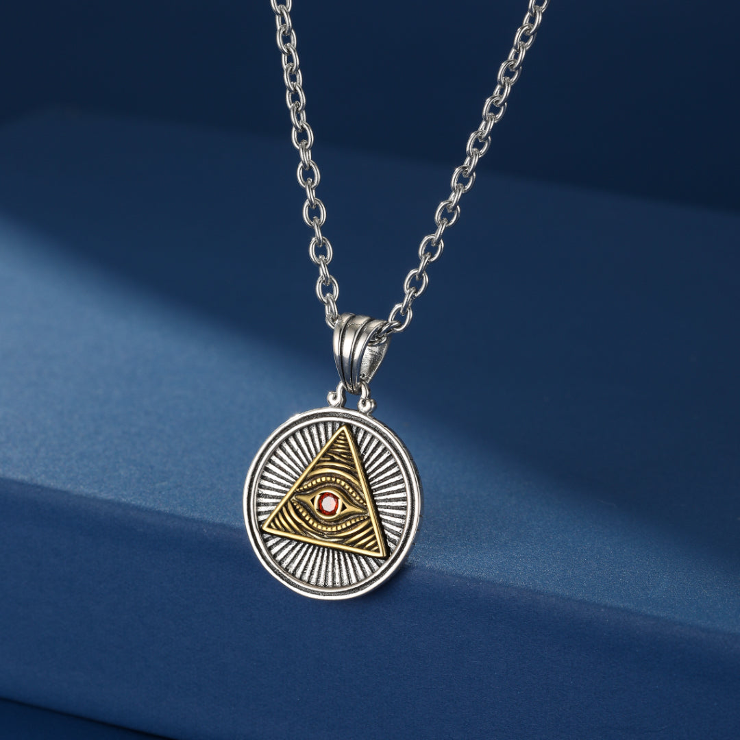 Eye of Horus Necklace – Mystical Vision, Sterling Silver 925
