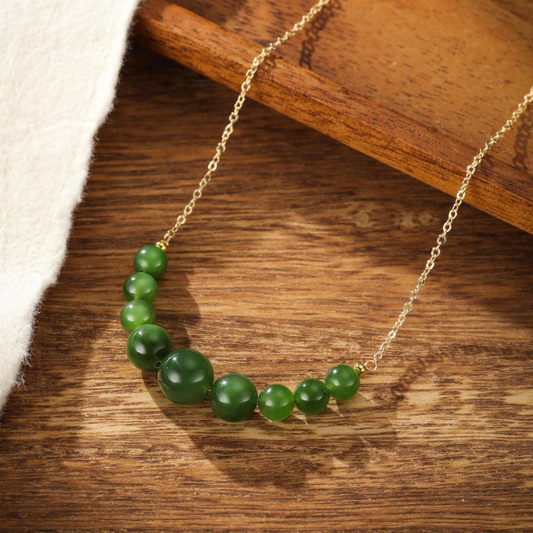 Collier Jade – Arc de Joie