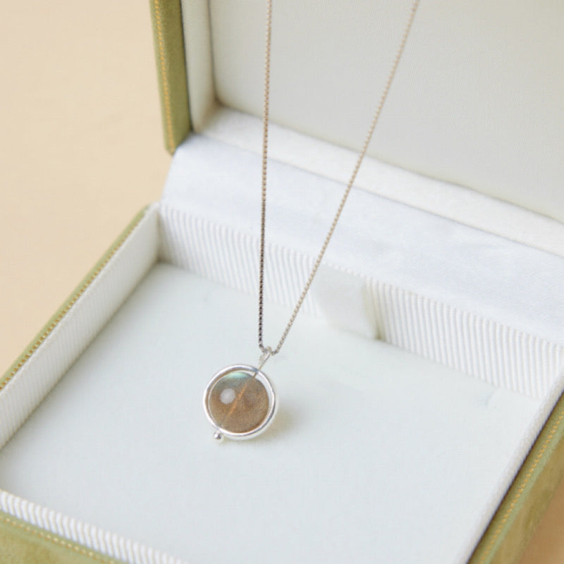 Collier Labradorite – Élégance, Argent