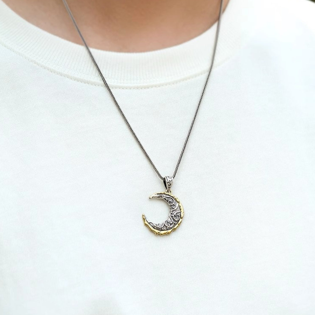 Collier Lune – Éclat Nocturne