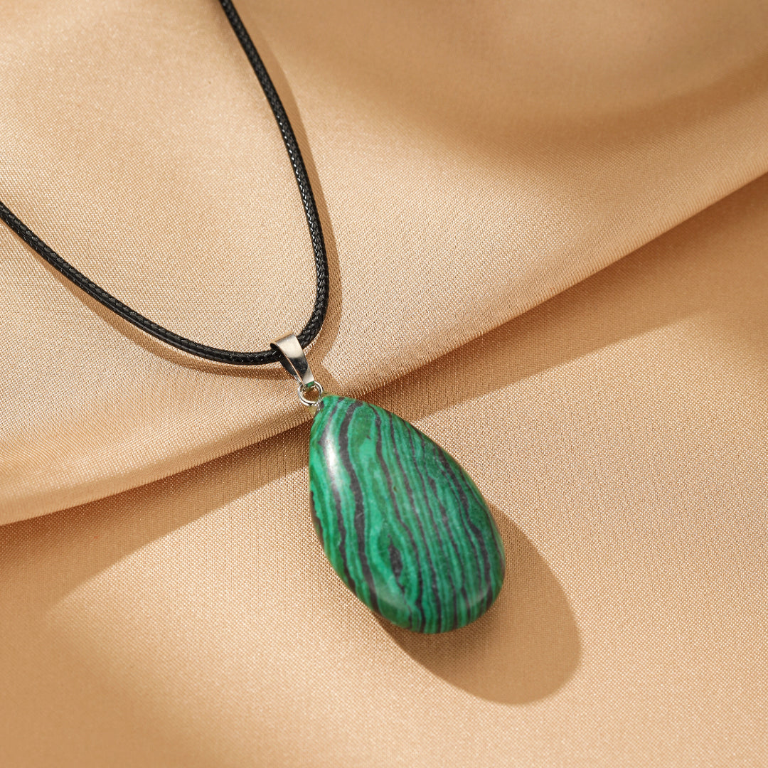 Malachite Necklace – Heart Vibration
