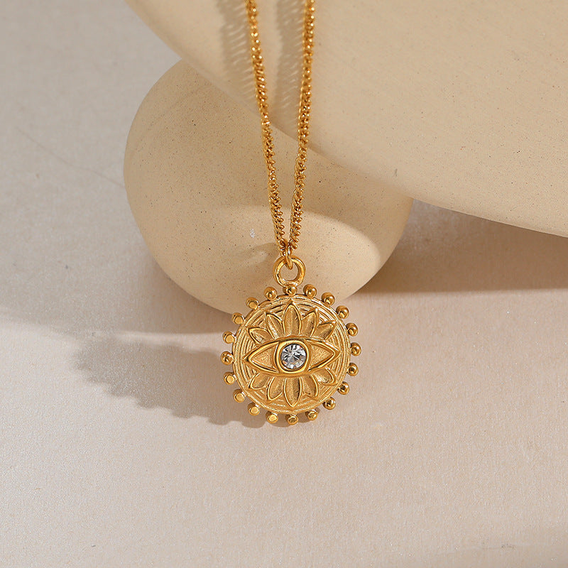 Evil Eye Necklace – Protective Sun