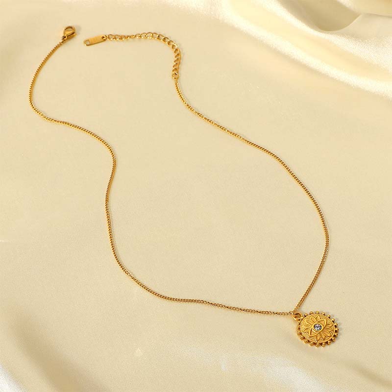 Evil Eye Necklace – Protective Sun