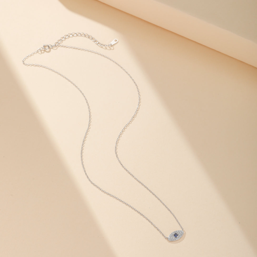 Collier Mauvais Œil – Garde Mystique, Argent 925