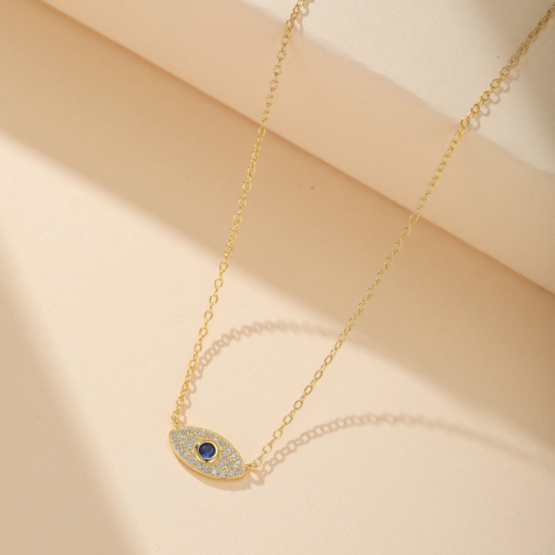 Collier Mauvais Œil – Garde Mystique, Argent 925