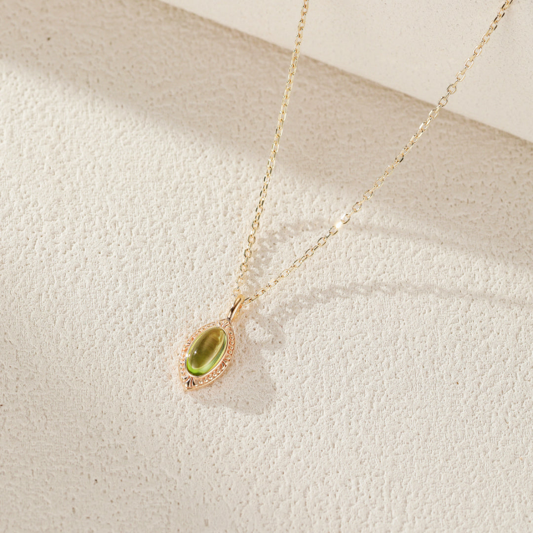Collier Péridot – Clarté, Argent 925